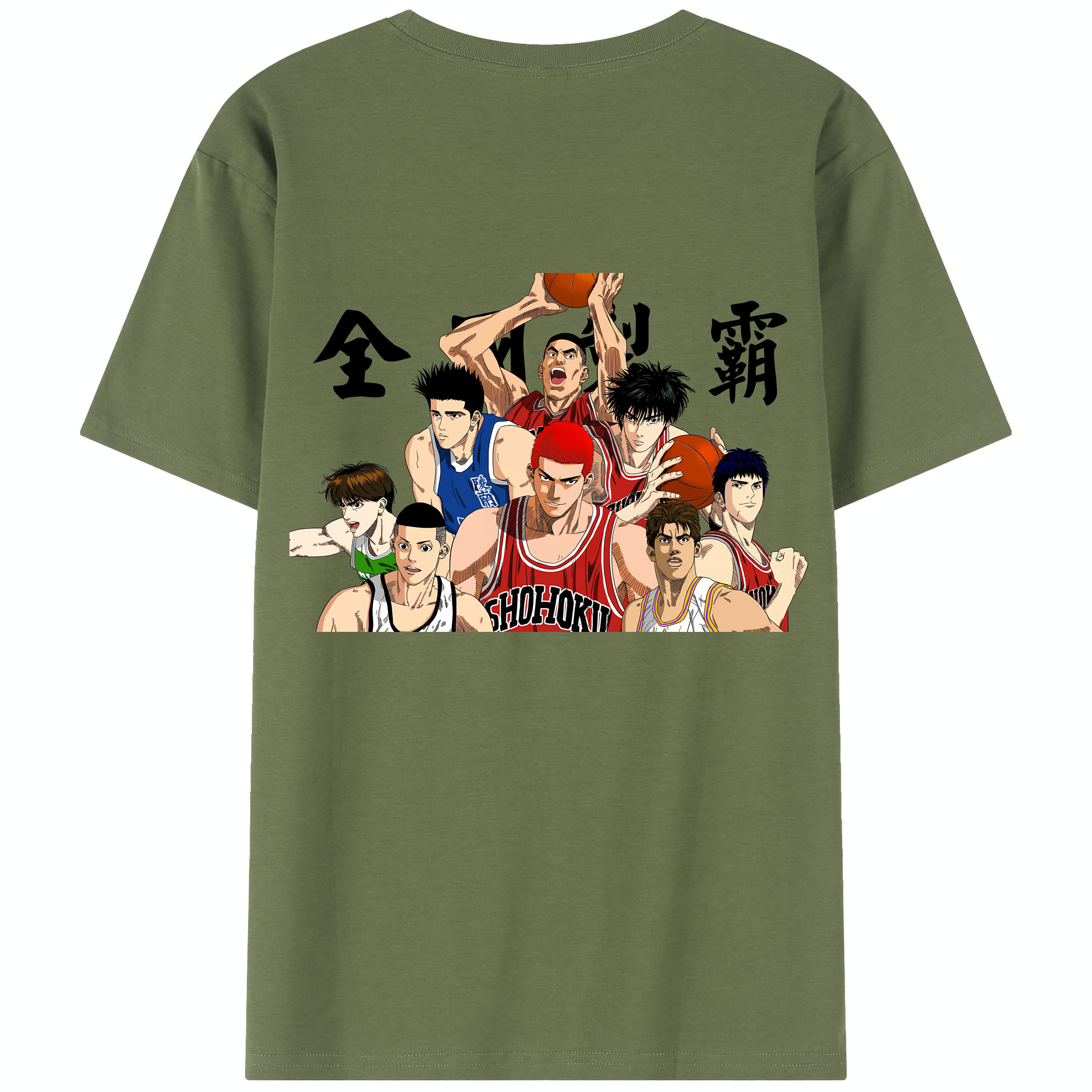 （画像用） SLAM DUNK／スラムダンク 綿100％半袖Tシャツ（背面プリント）